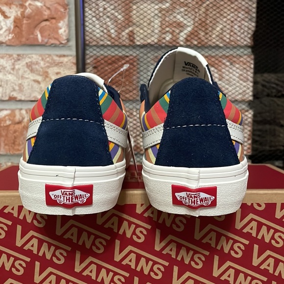 Vans Sk8-Low Reissue S Retro Stripes Dress blue - Picture 4 of 9